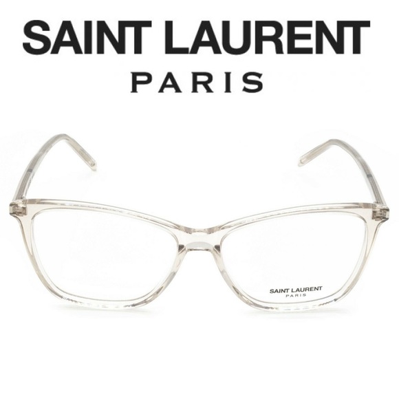 Saint Laurent • Clear Acetate Eye Glasses • NIB - Picture 3 of 9